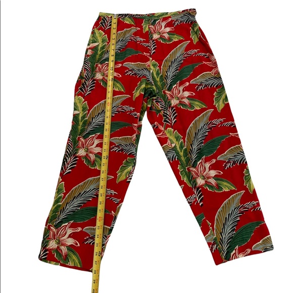 ILYSEHART LTD Women’s Tropical Print Pants Size 12 - Picture 6 of 14